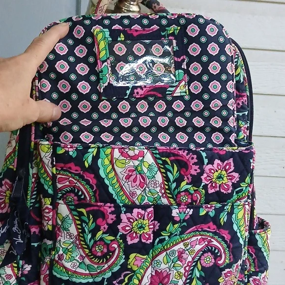 Vera BRADLEY Vibrant‎ Paisley Women's Backpack. Multi-colored